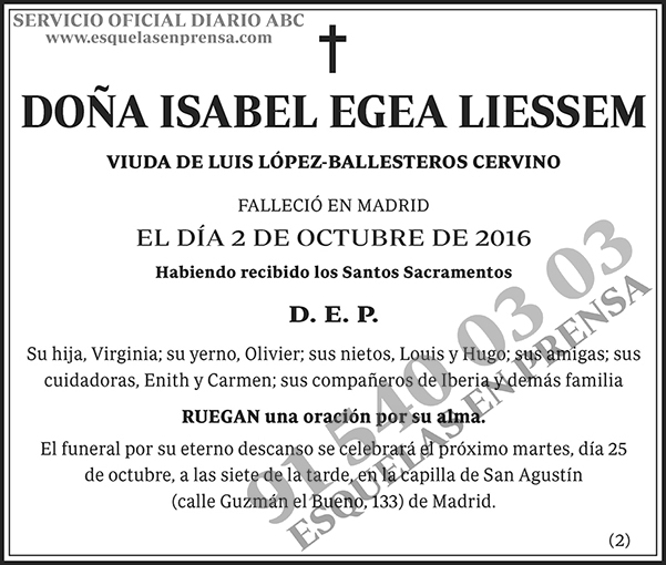 Isabel Egea Liessem